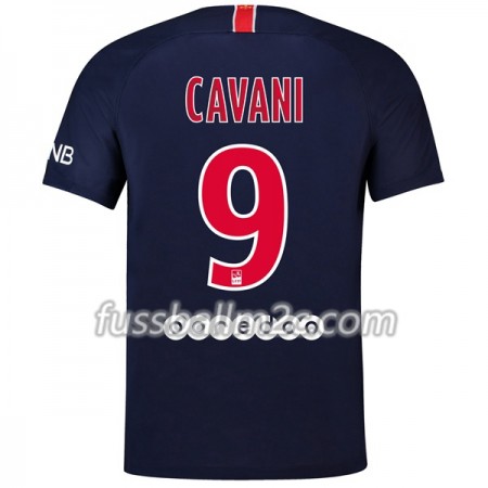 Fußballtrikots Paris Saint-Germain Cavani 9 Heim Trikotsatz 2018-2019